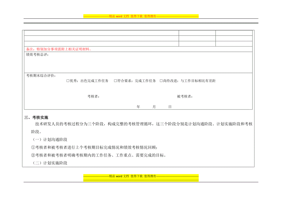 技术研发人员绩效考核方案.docx_第4页