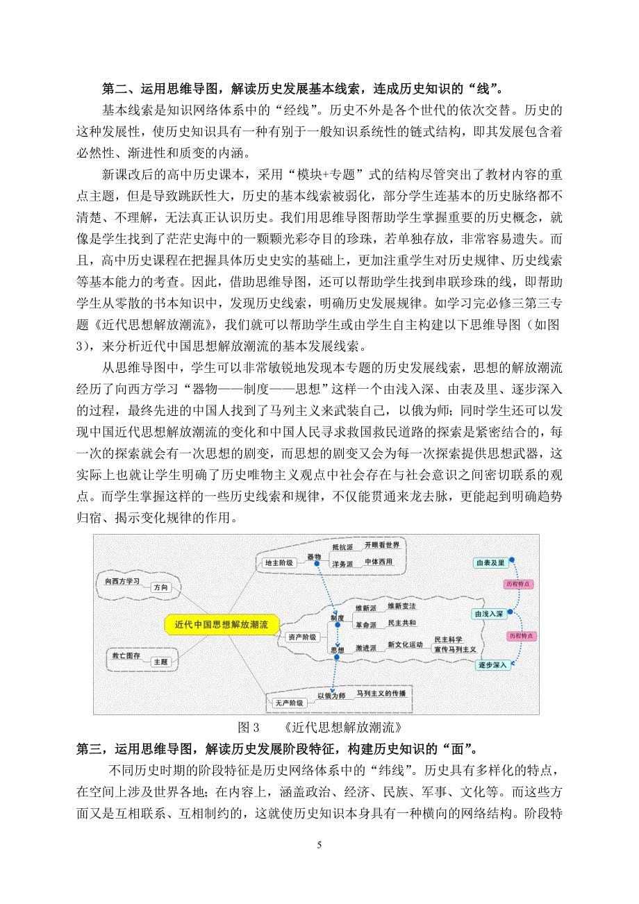 中学历史 史海无涯图作舟 ——思维导图在高三历史复习备考中的运用初探_第5页