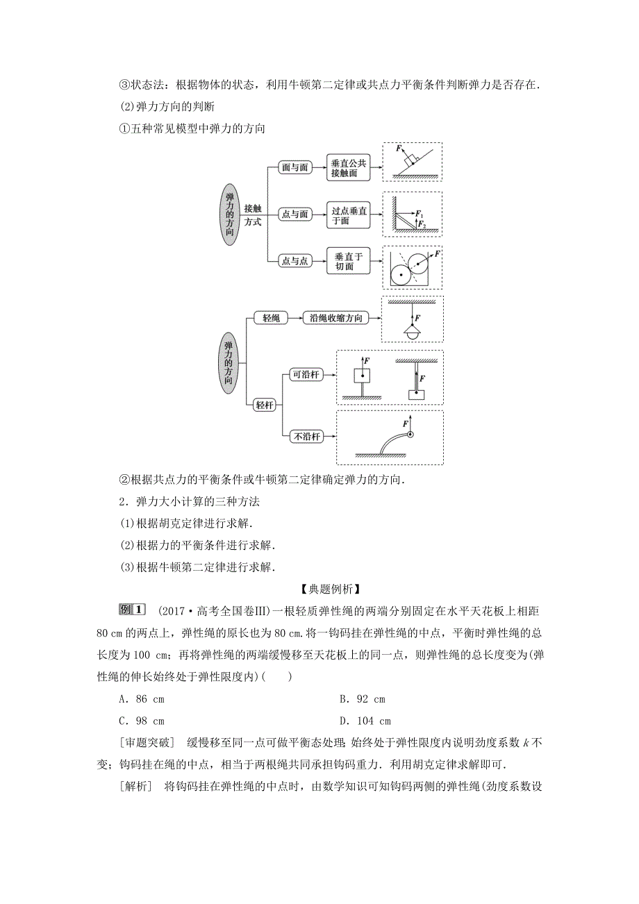 高考物理总复习第二章相互作用第一节重力弹力摩擦力测试题_第4页