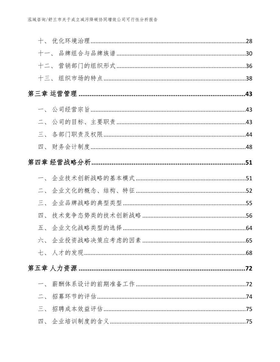 舒兰市关于成立减污降碳协同增效公司可行性分析报告【模板范本】_第3页