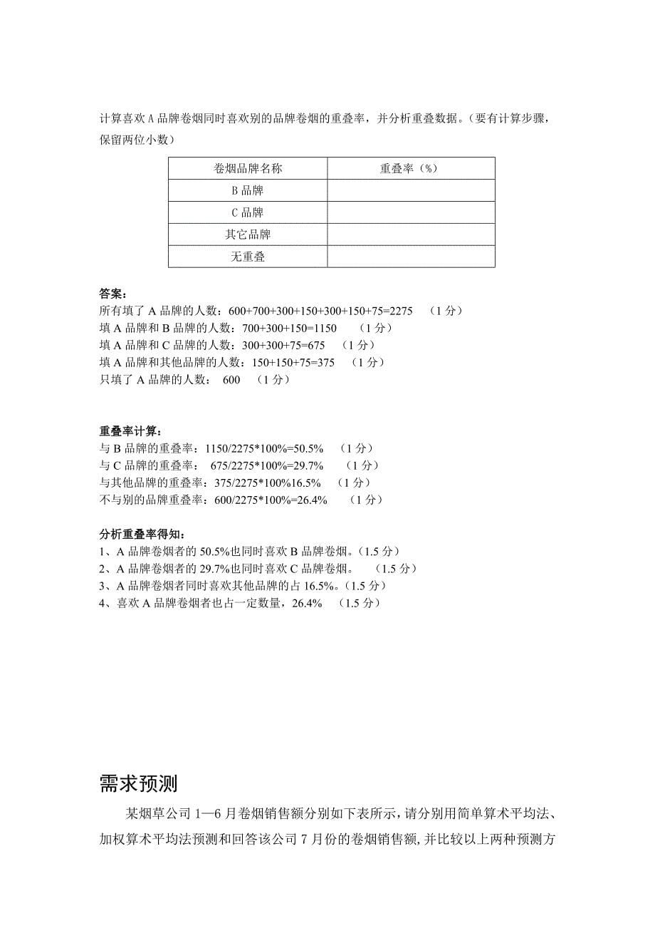 烟草营销员竞赛各地预赛案例分析题及答案(合并).doc_第5页