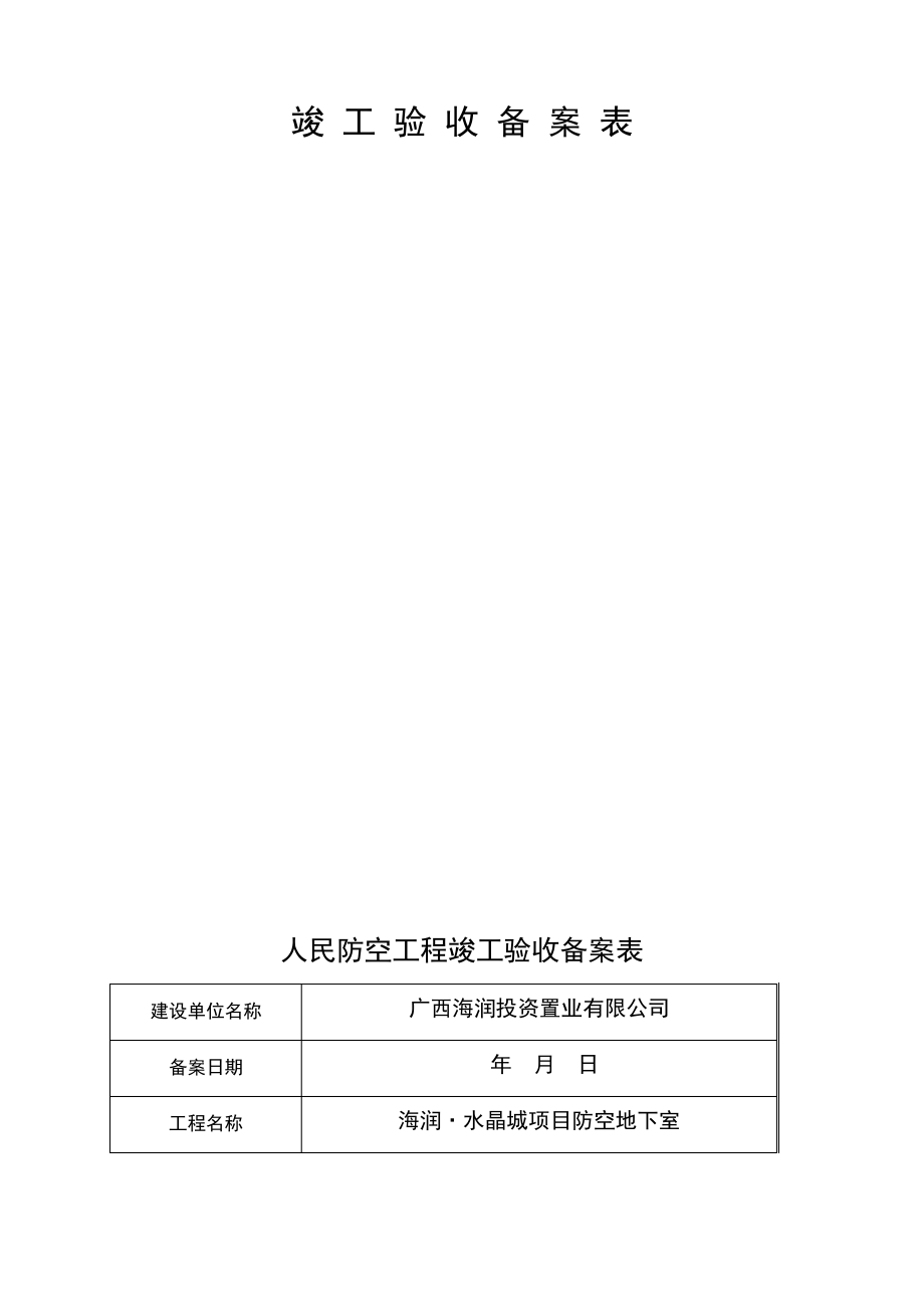 全套人防工程竣工验收资料19286_第2页