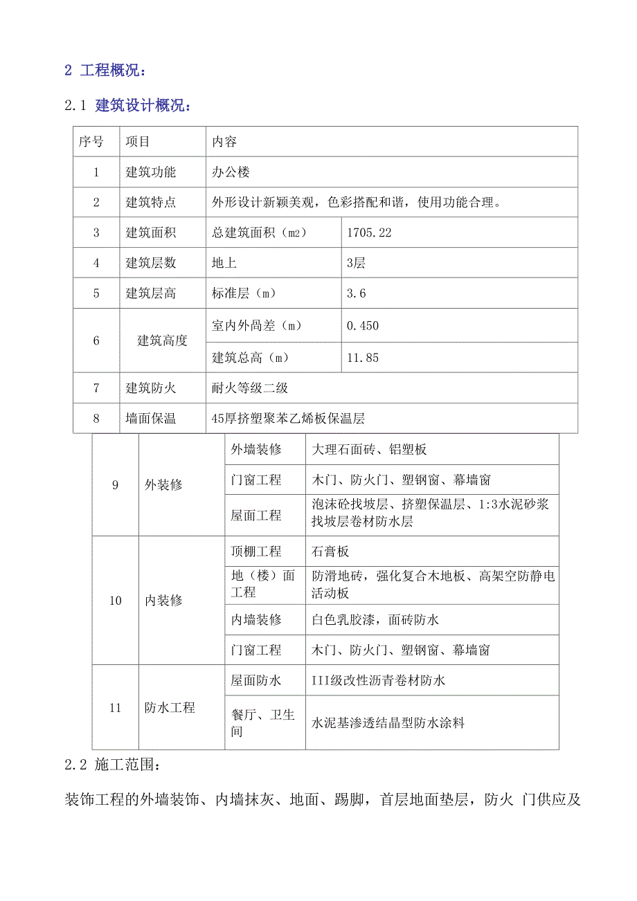 综合楼装饰装修施工方案_第2页