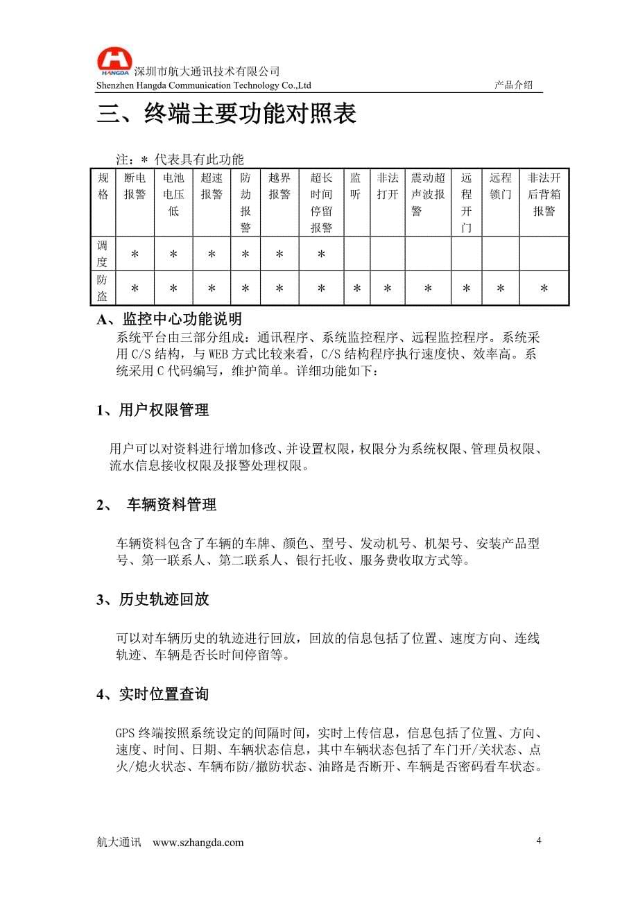 行业运输车辆GPS方案_第5页