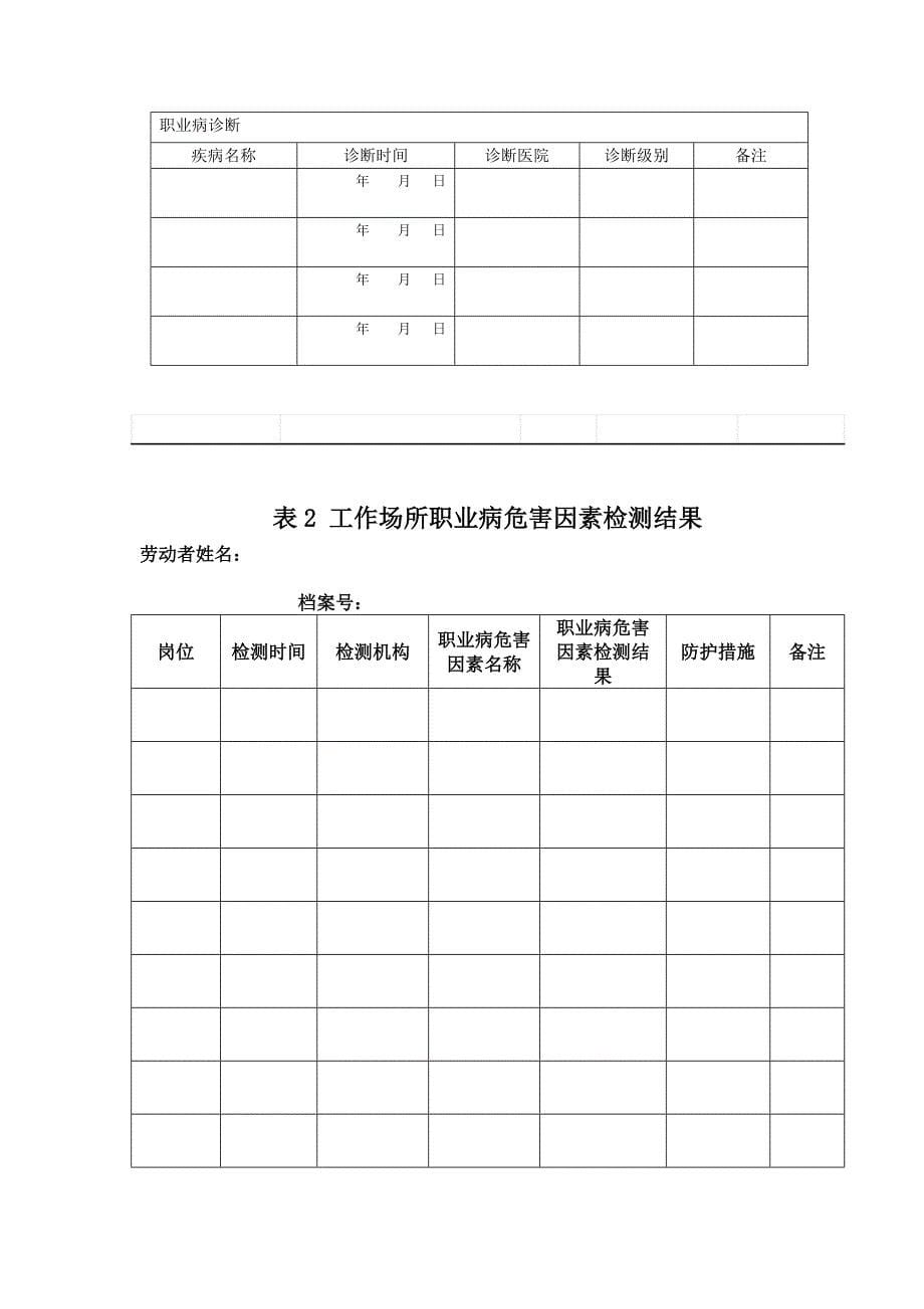 劳动者个人职业健康监护档案_第5页