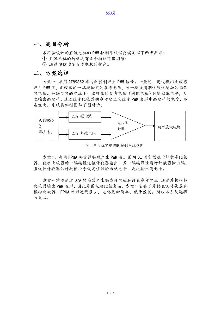 直流电机地PWM控制系统_第2页