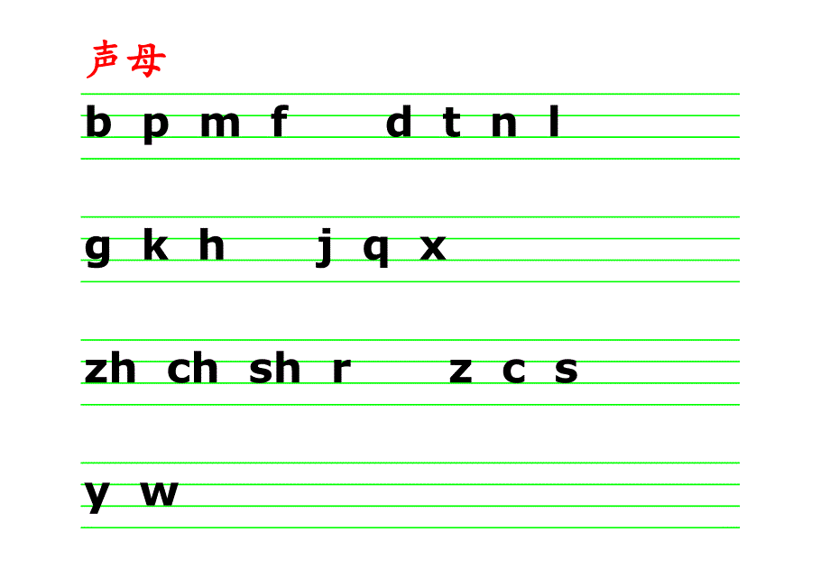 声母韵母整体认读音节表_第2页