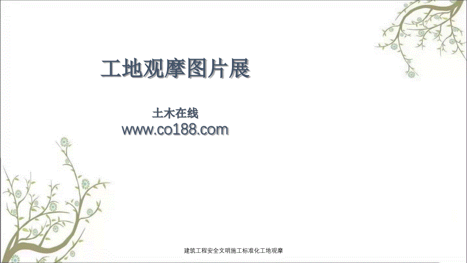 建筑工程安全文明施工标准化工地观摩PPT课件_第1页