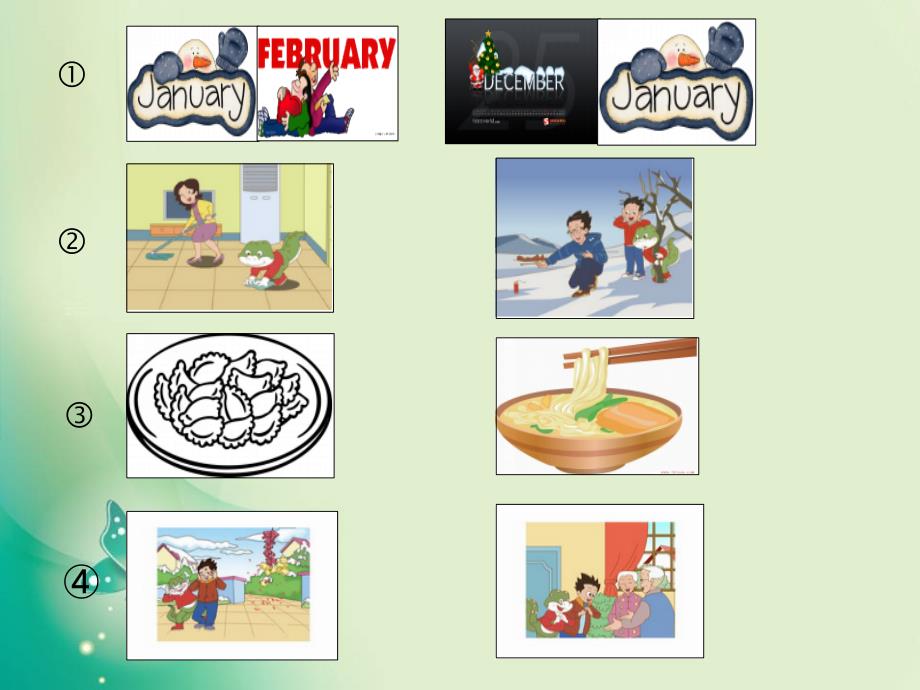 五年级上册英语课件Unit7Lesson1Wevisitrelativesandfriends鲁科版五四学制三起共15张PPT_第5页