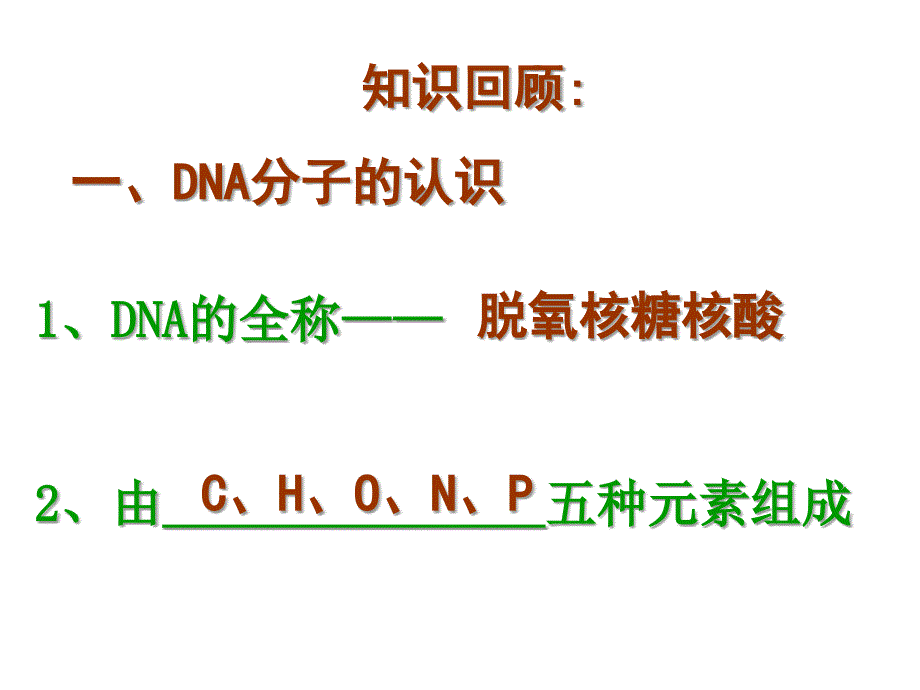 新人教版高中生物必修二第三章第二节DNA分子的结构精品课件_第2页