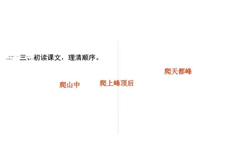 四年级上册语文习题课件第5单元17E38080爬天都峰部编版共12张PPT_第5页