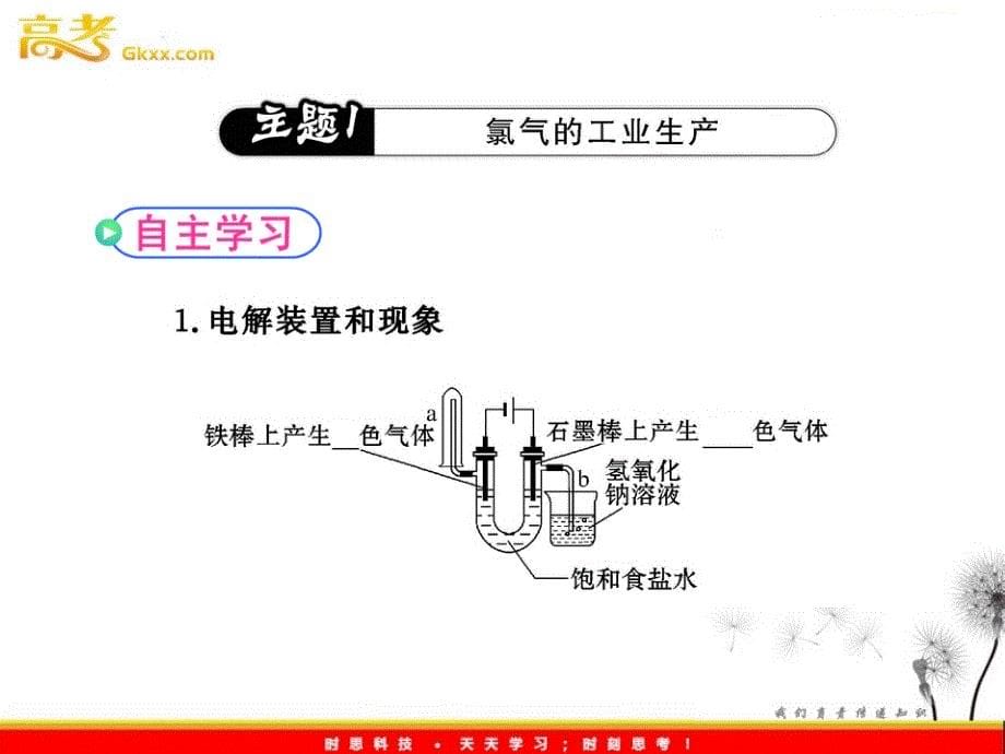 高中化学课时讲练通课件：2.1.1 氯气的生产原理_第5页