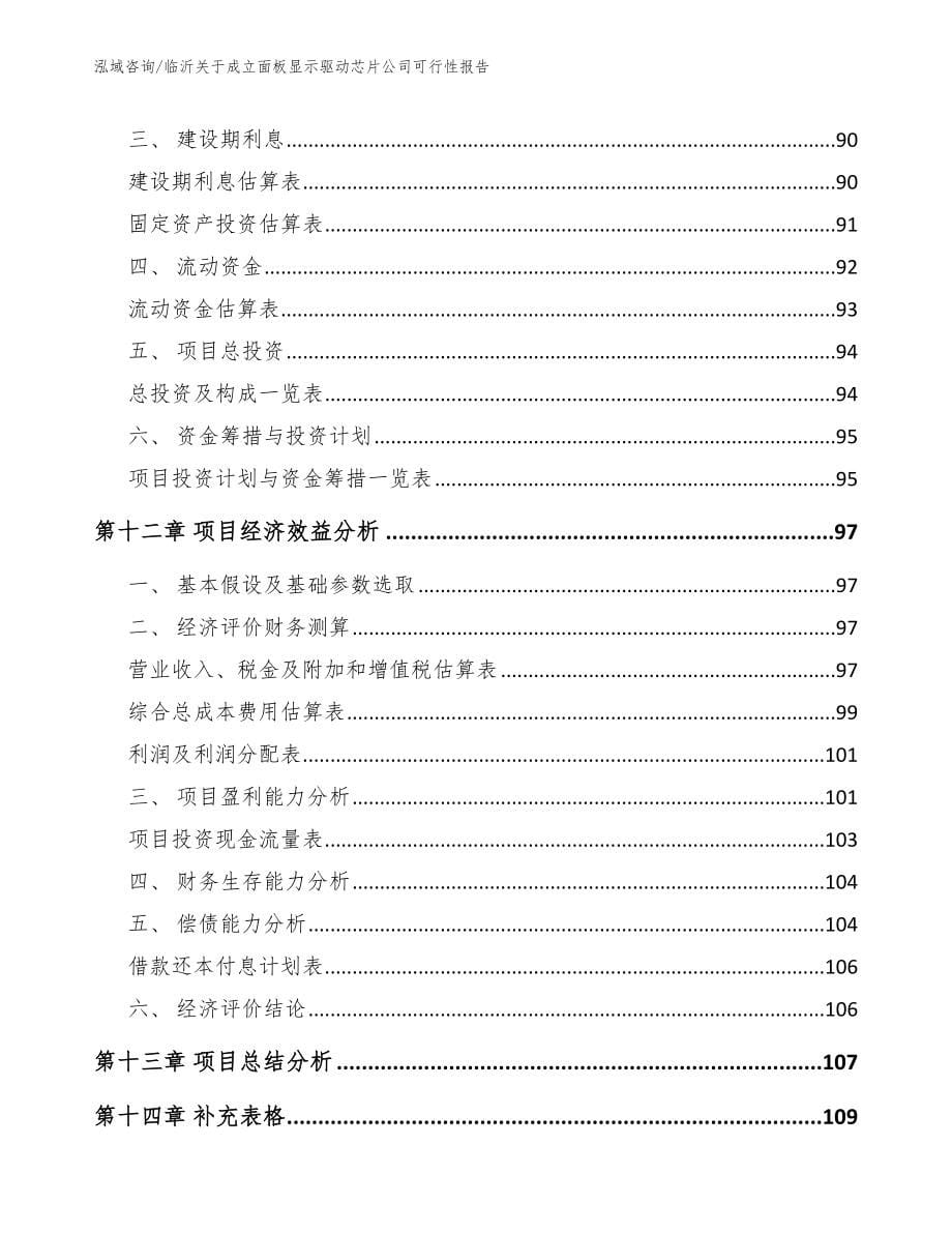 临沂关于成立面板显示驱动芯片公司可行性报告_第5页