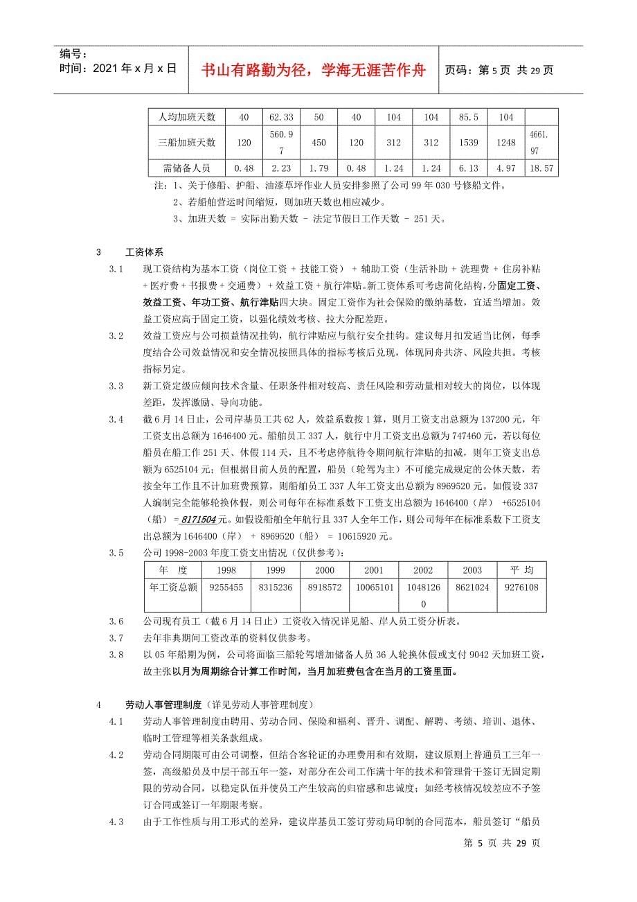 人力资源管理体系设计草案_第5页