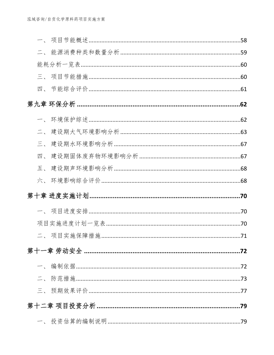 自贡化学原料药项目实施方案_模板范本_第4页