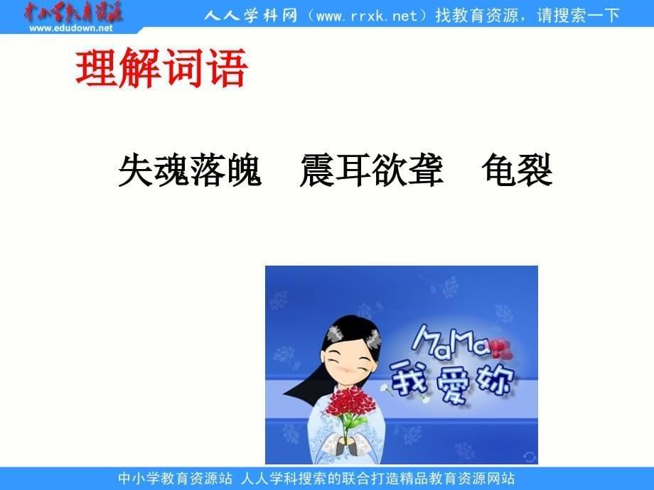 鲁教版四年级下册慈母情深课件2_第5页