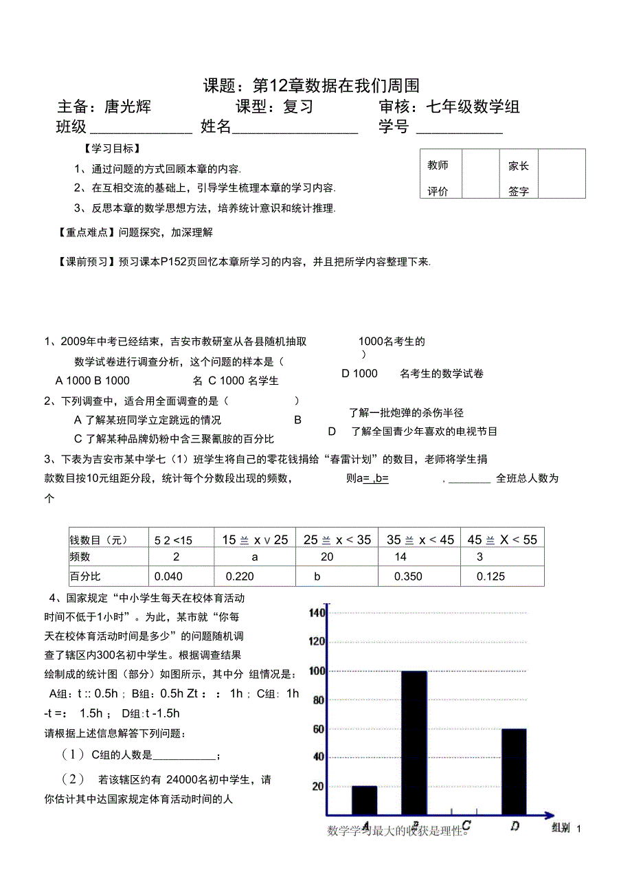 tgh复习数据统计_第1页