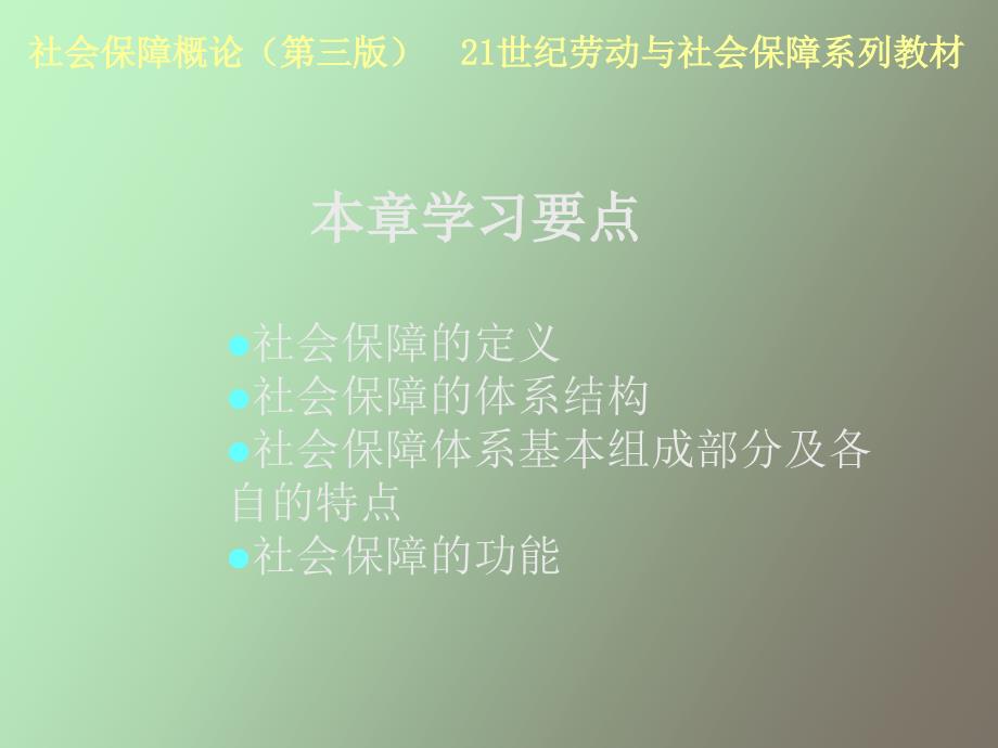 社会保障的定义、体系结构及其功能_第3页