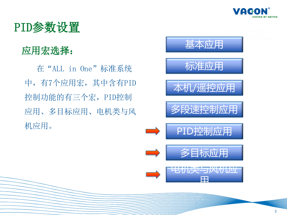 伟肯VACONNX变频器PID参数设置简介_第3页