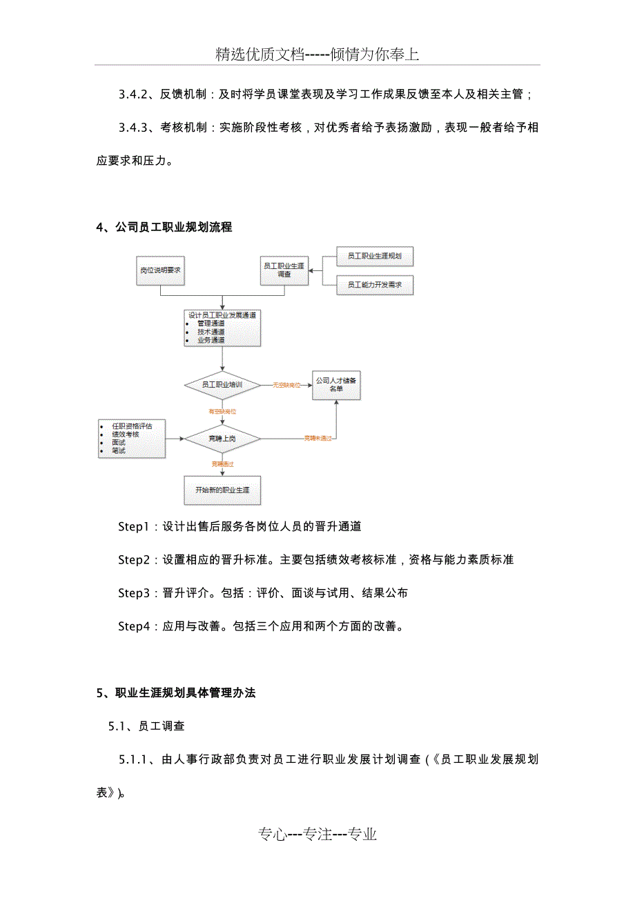 员工职业规划发展方案_第4页