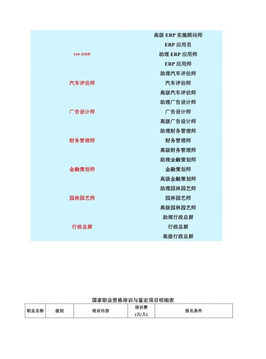 职业资格认证全国职业资格认证的种类.doc_第5页