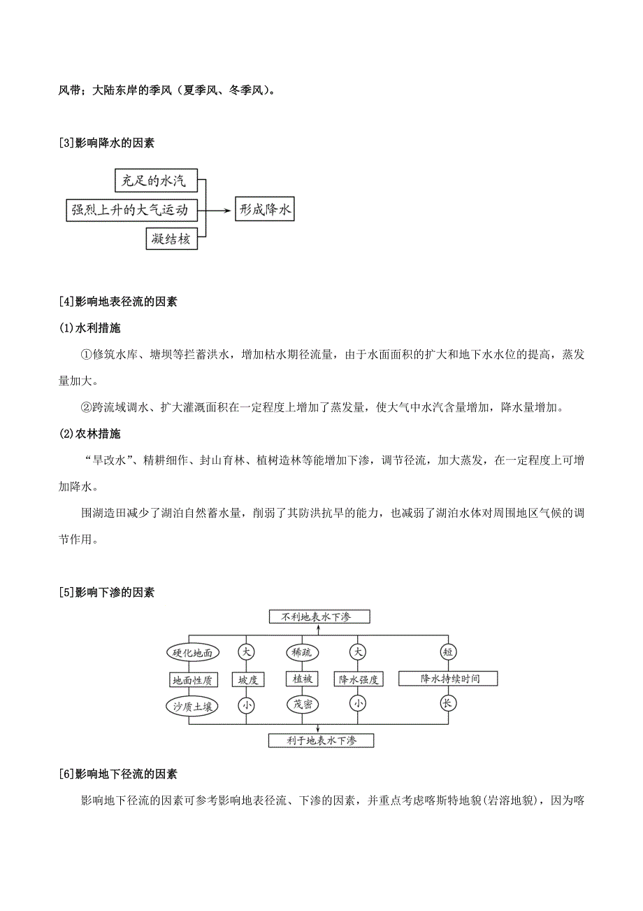 精校版高考地理总复习自然地理第四章地球上的水第一节水循环主题学案新人教版必修1_第2页