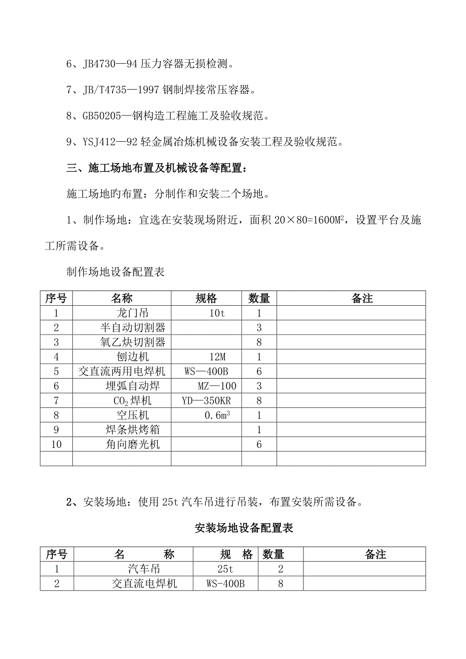 化清槽及钢结构制作安装施工方案_第4页