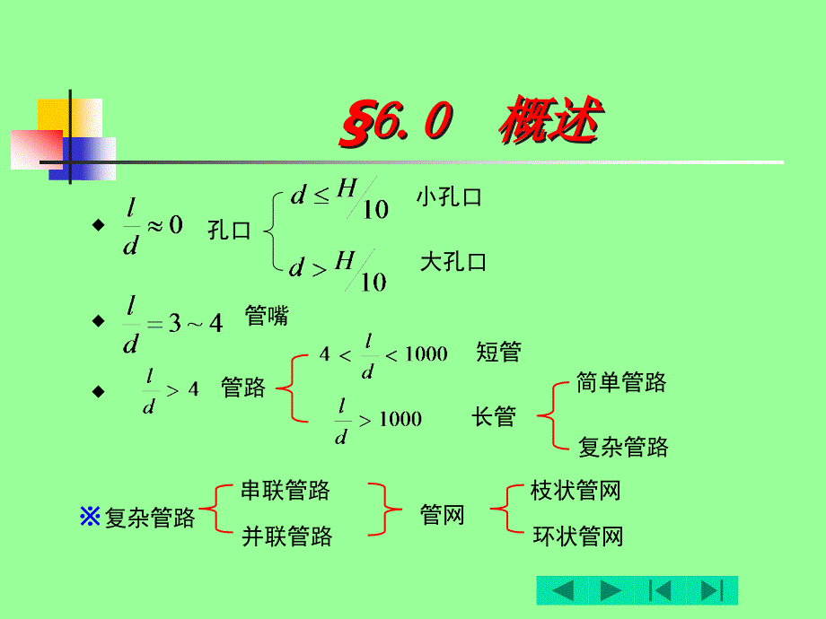 孔口管嘴及有压管流_第4页