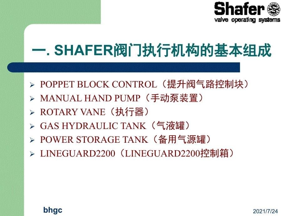 SHAFER气液联动阀执行机构学习PPT课件_第5页