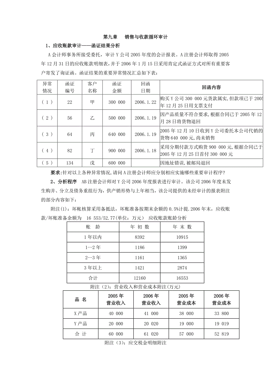 第九章 销售与收款循环审计.doc_第1页