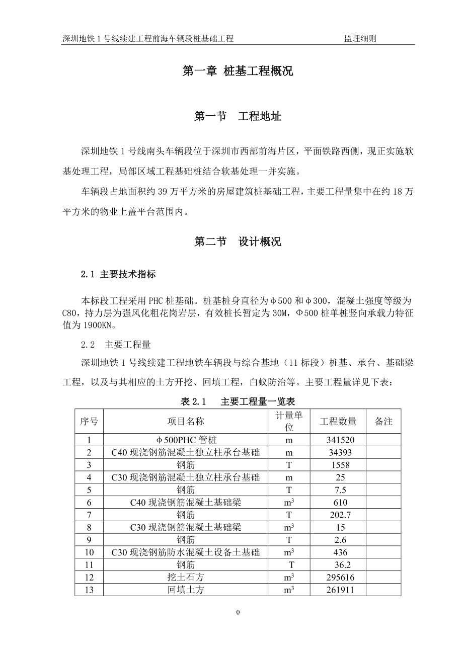 地铁1号线11标桩基工程监理细则1_第4页