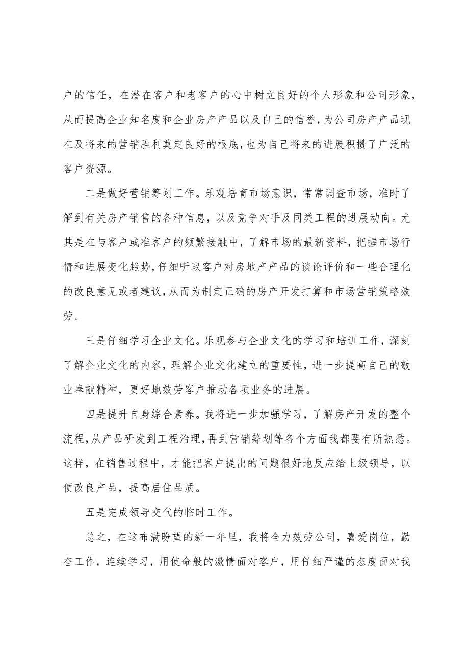 2022年年营销策划个人工作总结与计划.docx_第5页