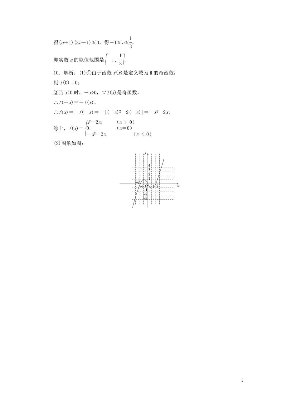 2022_2023学年新教材高中数学课时作业二十函数的奇偶性新人教B版必修第一册_第5页