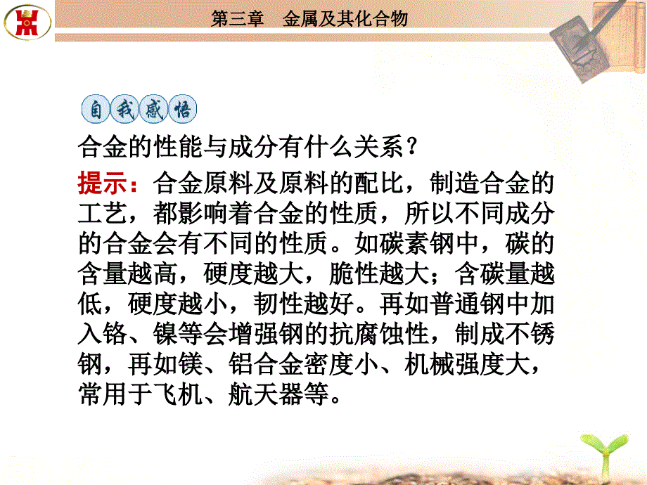 【中学课件】用途广泛的金属材料P83_第3页