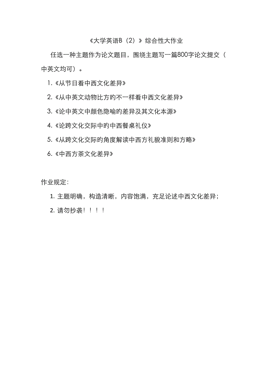 2023年江苏开放大学大学英语B综合性大作业_第1页