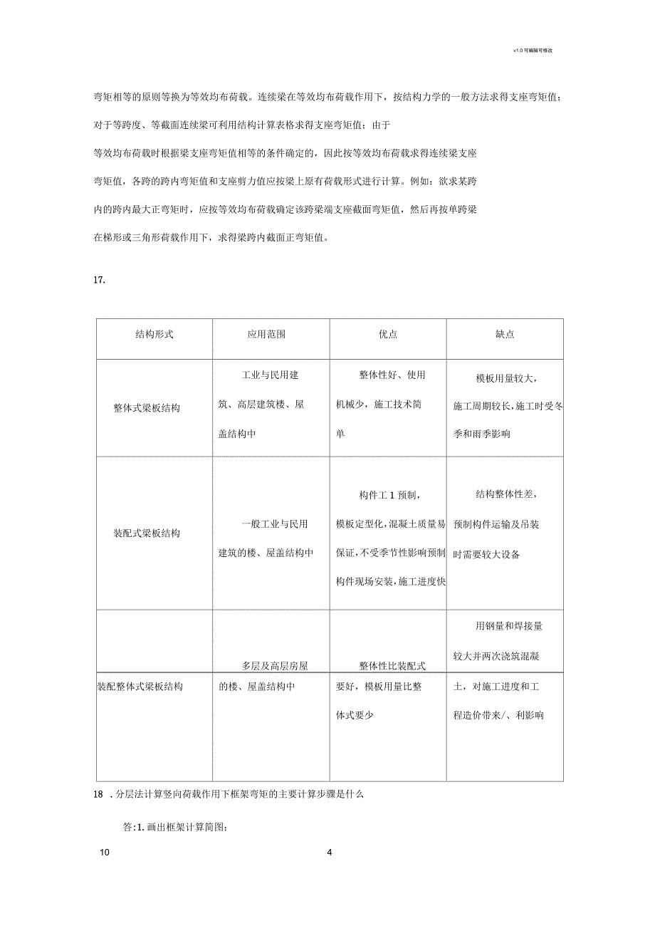 混凝土结构设计复习知识点(中南林业科技大学)_第4页