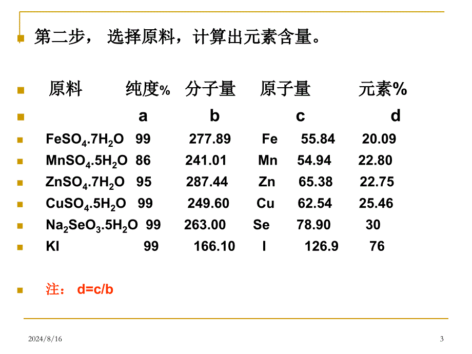 浓缩料、预混料计算分解上课讲义_第3页