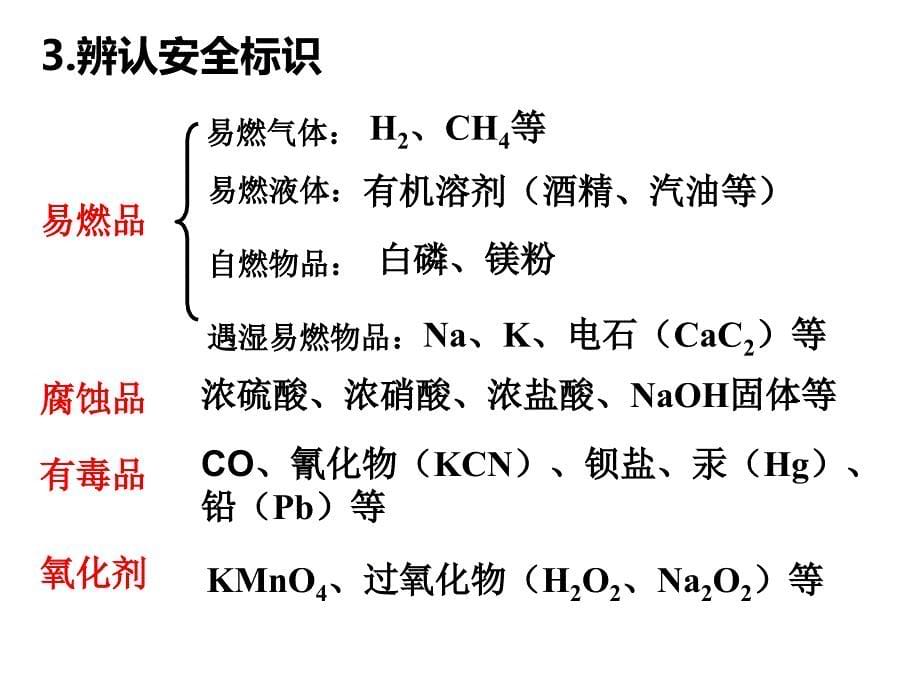 人教版高一化学必修一第一章〈从实验学化学〉复习课(18级用)课件_第5页