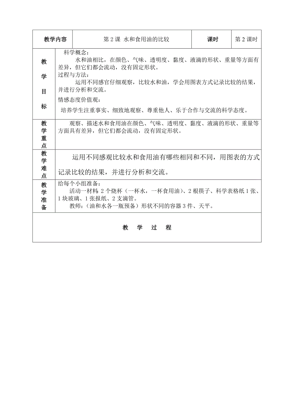 三年级科学《水和空气》单元教案_第3页