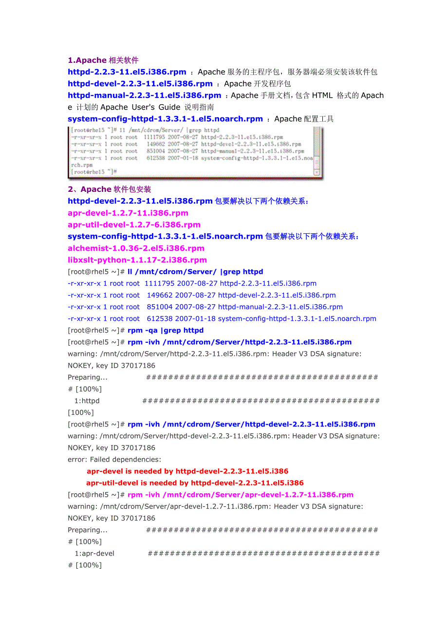 [RHEL5企业级Linux服务攻略]--第7季 Apache服务全攻略之常规配置_第1页
