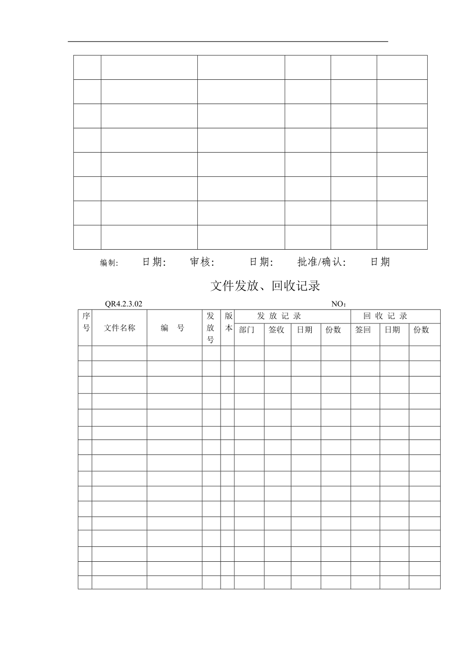 质量记录表格_第2页