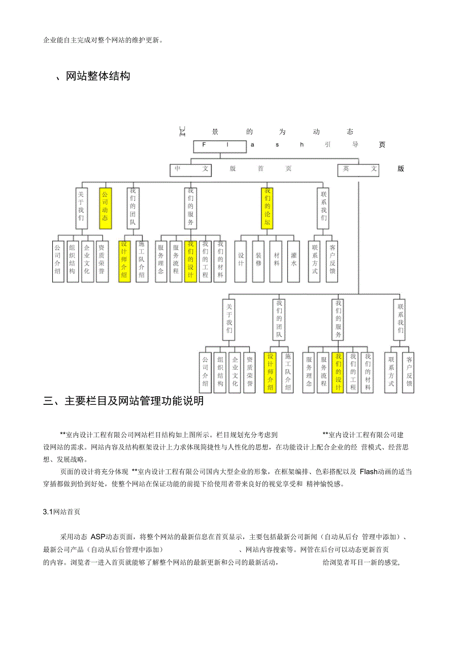 网站策划书(通用版)_第4页