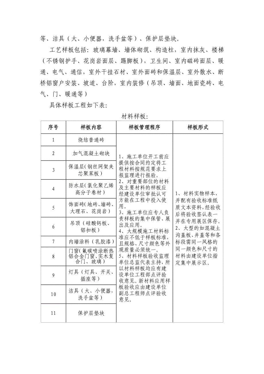 房屋建筑样板引路监理实施细则_第5页