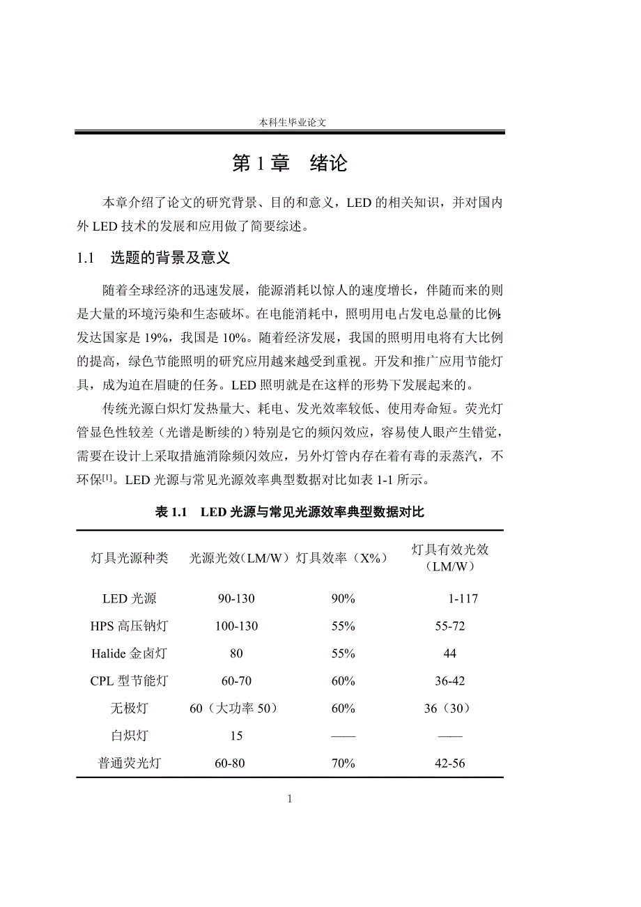 优秀毕业设计精品]具有自动亮度控制功能的LED光源的设计_第1页