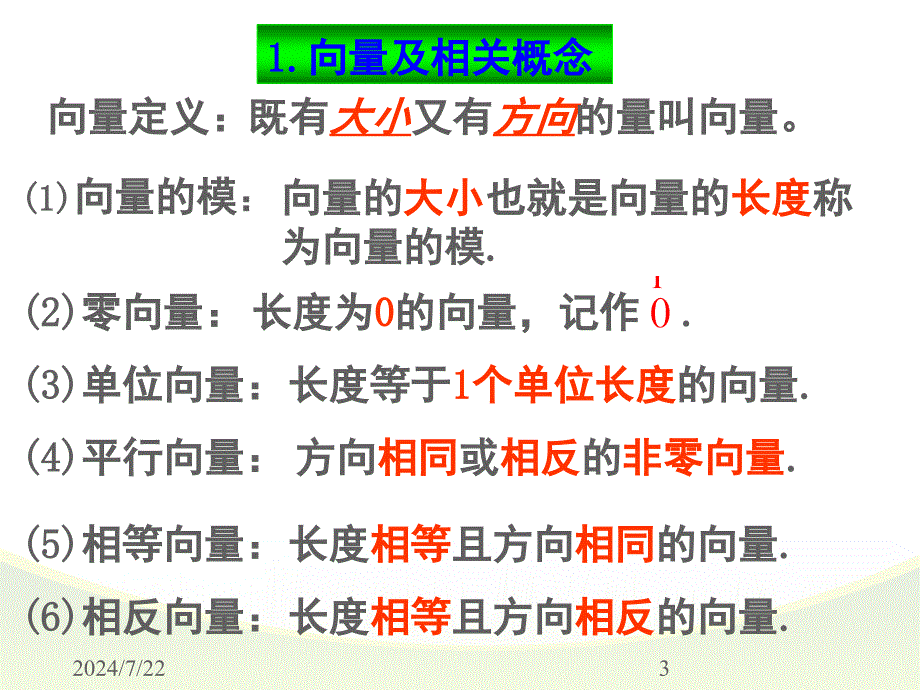 向量的概念及基本运算PPT课件_第3页