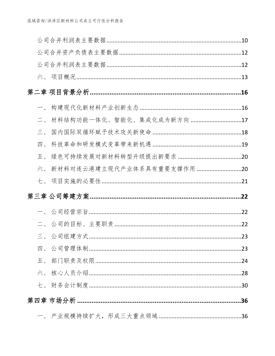 洪泽区新材料公司成立可行性分析报告_范文_第4页