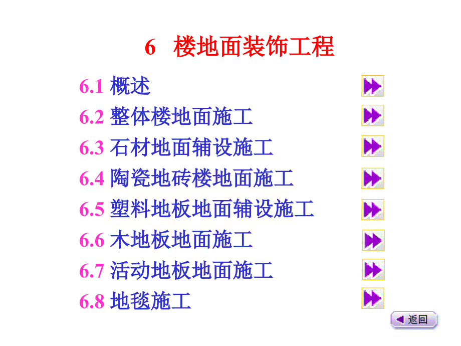 6楼地面装饰工程建筑装饰构造与施工技术.ppt_第1页