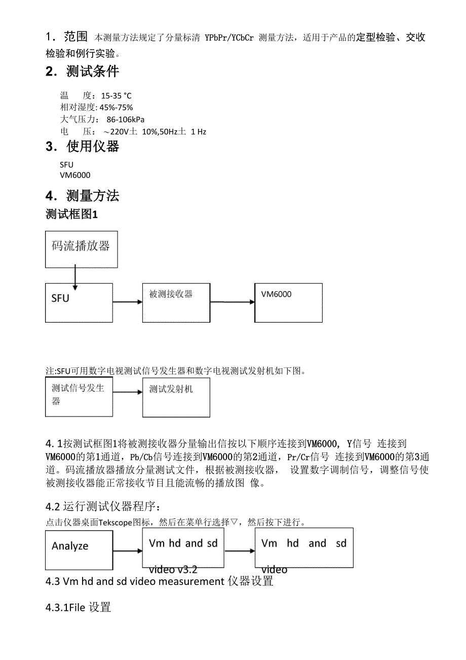 YPbPr标清分量测量方法_第1页