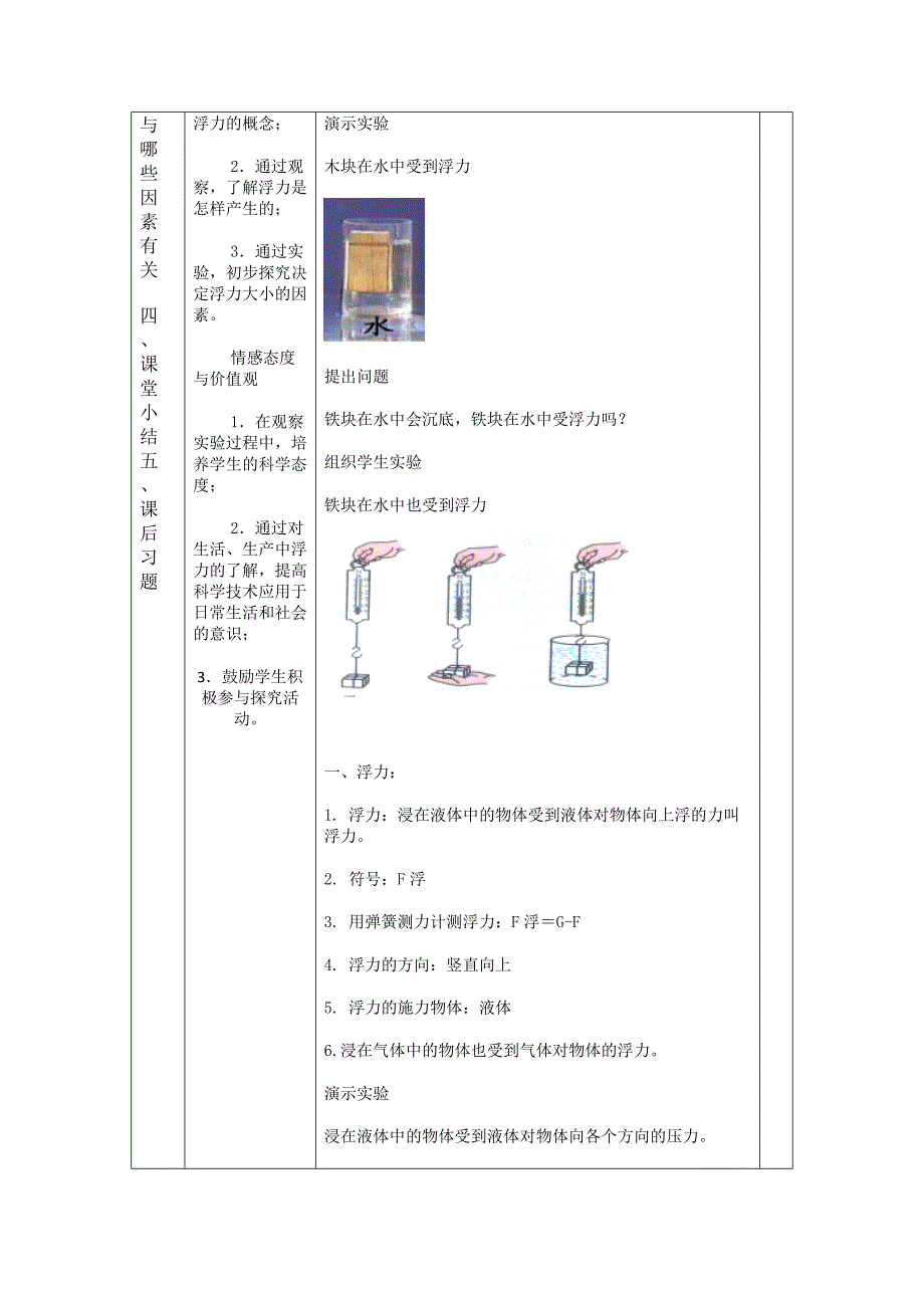 第一节浮力教案设计_第3页