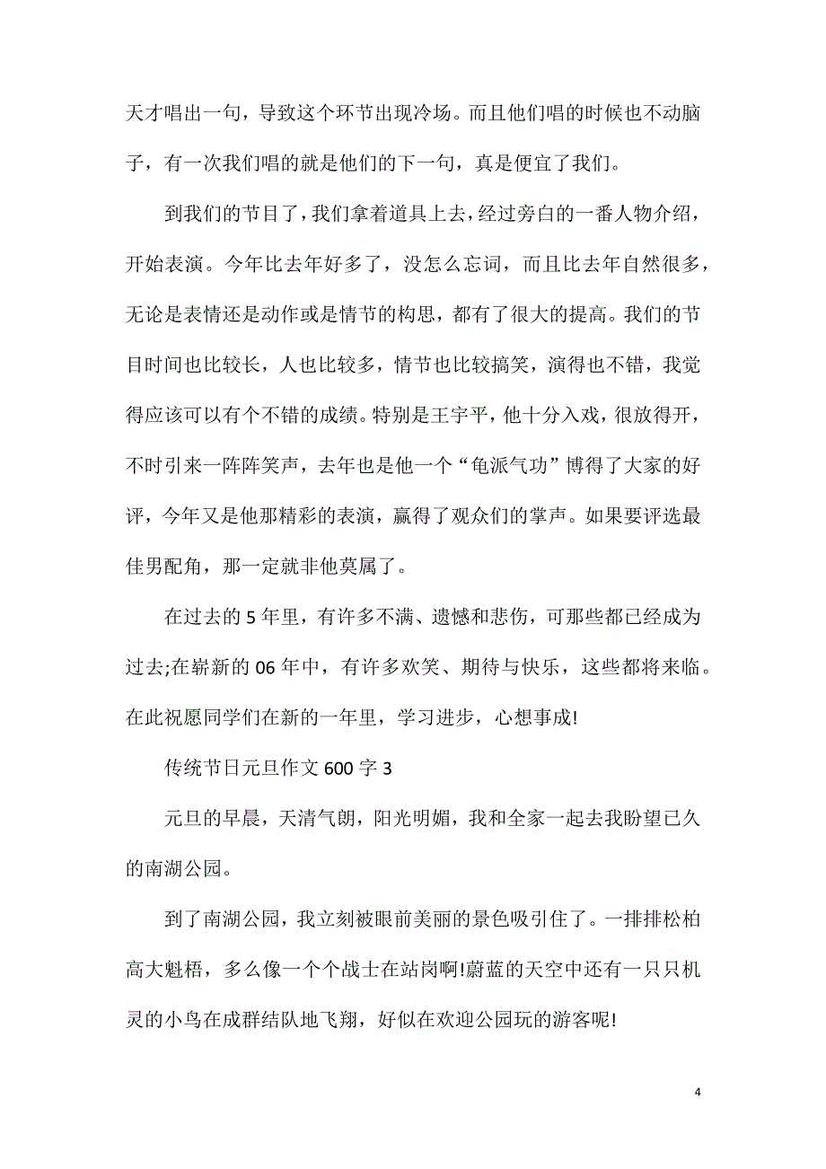 传统节日元旦作文600字.doc_第4页